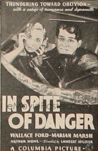 IN SPITE OF DANGER 1sh