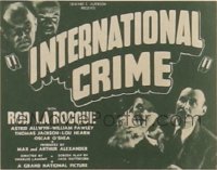 INTERNATIONAL CRIME 1/2sh