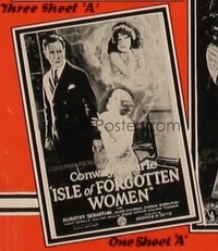 ISLE OF FORGOTTEN WOMEN 1sh A