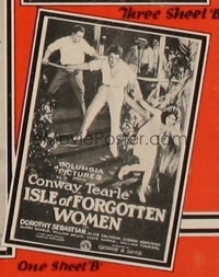 ISLE OF FORGOTTEN WOMEN 1sh B