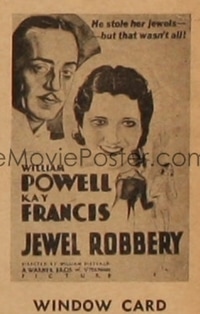 JEWEL ROBBERY WC, regular