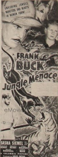 JUNGLE MENACE insert