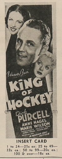 KING OF HOCKEY insert