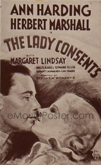 LADY CONSENTS 1sh