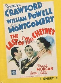 LAST OF MRS. CHEYNEY ('37) 1sh C