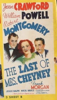 LAST OF MRS. CHEYNEY ('37) 3sh