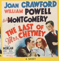 LAST OF MRS. CHEYNEY ('37) 6sh