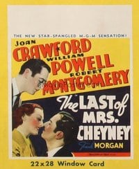 LAST OF MRS. CHEYNEY ('37) WC, jumbo