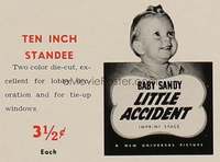 LITTLE ACCIDENT ('39) standee small