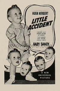 LITTLE ACCIDENT ('39) standee