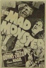 MAD MONSTER ('42) 1sh