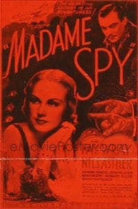 MADAME SPY ('34) styleB 1sh