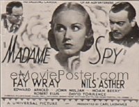 MADAME SPY ('34) TC LC