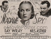 MADAME SPY ('34) 1/2sh