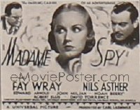 MADAME SPY ('34) glass slide