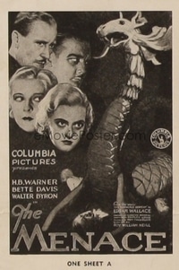 MENACE ('32) 1sh A