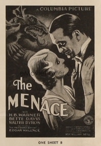 MENACE ('32) 1sh B