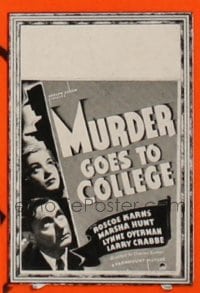 MURDER GOES TO COLLEGE WC, regular