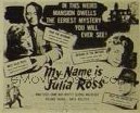 MY NAME IS JULIA ROSS 1/2sh