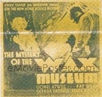 MYSTERY OF THE WAX MUSEUM 6sh