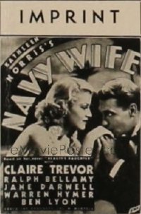 NAVY WIFE ('35) WC, regular