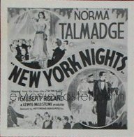 NEW YORK NIGHTS ('29) 6sh