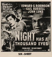 NIGHT HAS A THOUSAND EYES 6sh