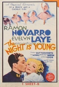 NIGHT IS YOUNG ('35) 1sh B