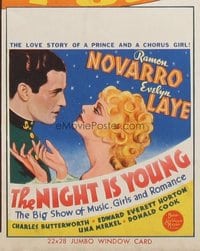 NIGHT IS YOUNG ('35) WC, jumbo