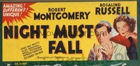 NIGHT MUST FALL ('37) 24sh