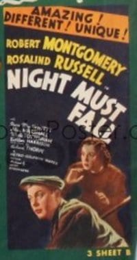 NIGHT MUST FALL ('37) 3sh B