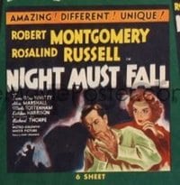 NIGHT MUST FALL ('37) 6sh