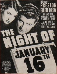 NIGHT OF JANUARY 16th WC, regular