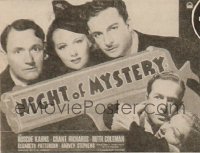 NIGHT OF MYSTERY ('37) 1/2sh