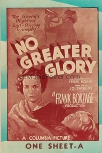 NO GREATER GLORY 1sh A