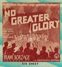 NO GREATER GLORY 6sh