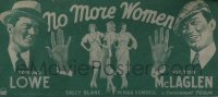 NO MORE WOMEN ('34) 24sh