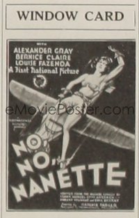 NO, NO, NANETTE ('30) WC, regular