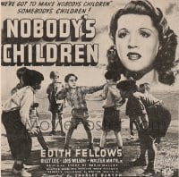 NOBODY'S CHILDREN ('40) 6sh