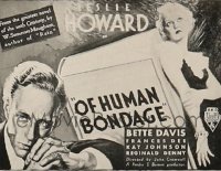 OF HUMAN BONDAGE ('34) 1/2sh