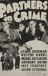 PARTNERS IN CRIME ('37) 1sh