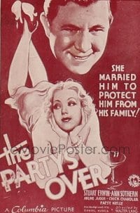 PARTY'S OVER ('34) styleA 1sh