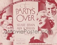 PARTY'S OVER ('34) 1/2sh