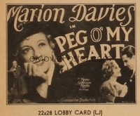 PEG O' MY HEART ('33) 1/2sh #1