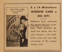 PEG O' MY HEART ('33) WC, mini