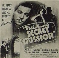 PHILO VANCE'S SECRET MISSION 6sh