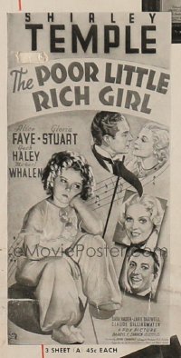 POOR LITTLE RICH GIRL ('36) music note style 3sh