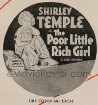 POOR LITTLE RICH GIRL ('36) tire cover Miscellaneous