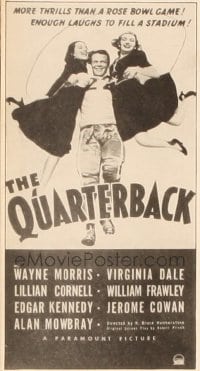 QUARTERBACK ('40) 3sh