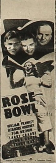 ROSE BOWL insert